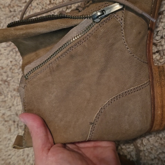 Womens Sam Edelman Tan Lace-Up Boots Size 8.5**see Description** (0718) - Picture 10 of 14